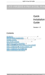 Allied Telesis AT-AR256E Посібник зі швидкого встановлення