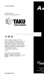 Avtec TAKU Premier Ventilation 取扱説明書