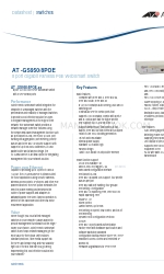 Allied Telesis AT-GS950/8POE Datasheet