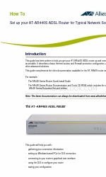 Allied Telesis SwitchBlade AT-AR440S Installatiehandleiding