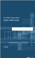 Allied Telesis z AT-8700XL Series Quick Install Manual