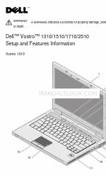 Dell 1510 - Vostro - Core 2 Duo 2.1 GHz Manual de configuración y funciones
