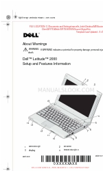 Dell 2000 Informasi Pengaturan dan Fitur