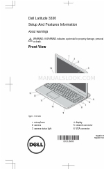 Dell 3330 Informations sur l'installation et les caractéristiques