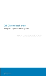 Dell Chromebook 3400 Setup And Specifications Manual