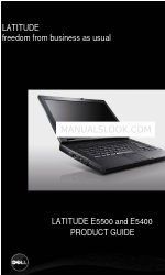 Dell E5400 - Latitude - Core 2 Duo 2.4 GHz Посібник з експлуатації