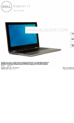 Dell Inspiron 11 Manuel