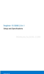 Dell Inspiron 15 5000 Series Setup And Specifications