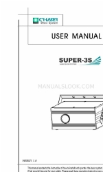 CR Laser SUPER-3S Manual do utilizador