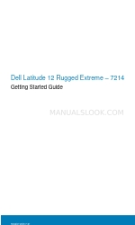 Dell Latitude 12 Rugged Extreme 7214 Manual de iniciação