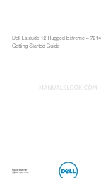 Dell Latitude 12 Rugged Extreme 7214 Manual de iniciação