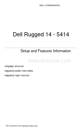 Dell Latitude 14 5414 Rugged Informações sobre a configuração e as características