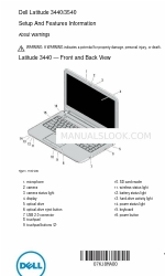 Dell Latitude 3440 セットアップ＆機能マニュアル