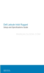 Dell Latitude 5420 Rugged Setup And Specifications Manual