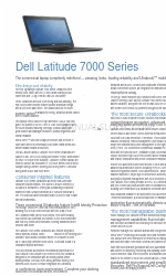 Dell Latitude 7000 Series Specifications