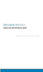 Dell Latitude 7210 Manual de configuração e especificações