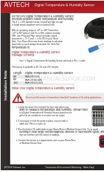 Avtech RMA-DTH-SEN Note d'installation