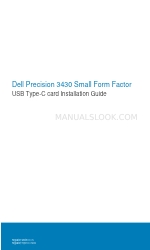 Dell Precision 3430 Small Form Factor Manuel d'installation