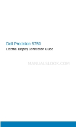 Dell Precision 5750 Manual de conexión de la pantalla externa