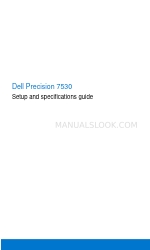 Dell Precision 7530 Manual de configuración y especificaciones