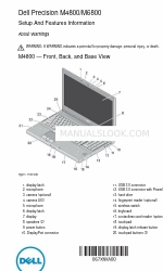 Dell Precision M4800 Manuale di configurazione e funzionalità