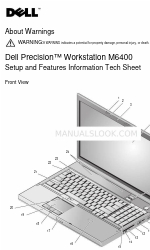 Dell Precision Workstation M6400 セットアップと機能情報