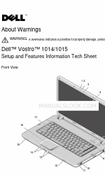 Dell Vostro 1015 Información sobre configuración y características