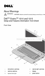 Dell Vostro 1015 Información sobre configuración y características