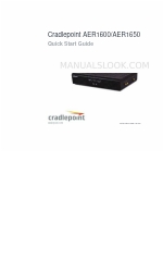 Cradlepoint AER1600 Series Manuale di avvio rapido