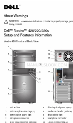 Dell Vostro 220s DCSCSF Informationen zu Einrichtung und Funktionen