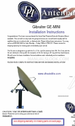 DH Gibralter GE-MINI Installation Instructions Manual