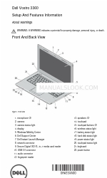 Dell Vostro 3360 Informationen zu Einrichtung und Funktionen