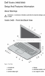 Dell Vostro 3560 Informations sur l'installation et les caractéristiques