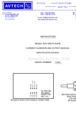 AVTECH ELECTROSYSTEMS LTD. AVX-S3B-P3-NUFB Manuel d'instructions