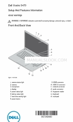 Dell Vostro 5470 Informationen zu Einrichtung und Funktionen