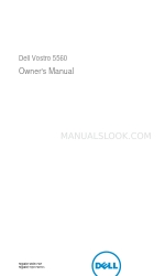 Dell Vostro 5560 Owner's Manual