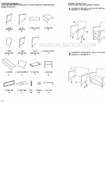 DH Casual CORONADO 4 PC SET Assembly Instructions