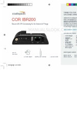 Cradlepoint COR IBR200 Manuale d'uso