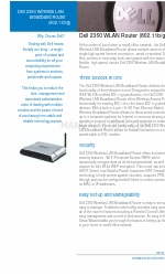 Dell 2350 - Wireless WLAN Broadband Router Spécifications