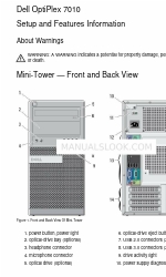 Dell D01U Informações sobre a configuração e as características