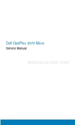 Dell D10U003 Manual de serviço