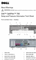 Dell DCCY Lembar Teknologi Informasi Pengaturan dan Fitur