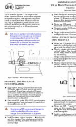 DH Instruments 1-2 IN. BACK PRESSURE REGULATOR KIT Kurulum