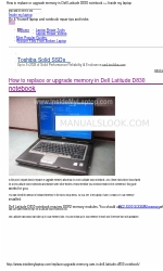 Dell Latitude D830 - Core 2 Duo Laptop Руководство по замене