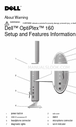 Dell OptiPlex 160 Informationen zu Einrichtung und Funktionen