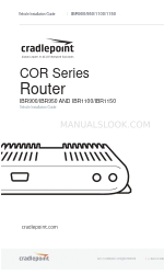 Cradlepoint COR IBR1100 series Installation Manual