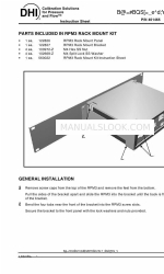 DH Instruments 401465 Instructieblad