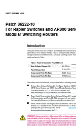 Allied Telesis 86222-10 Sürüm Notları