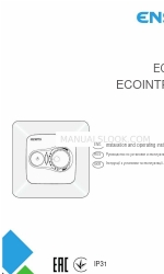 ensto ECO10F Installation And Operating Instructions Manual