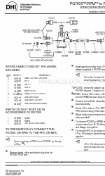 DH Instruments 400985 設置シート